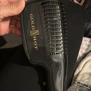 Compact Black Hair Dryer